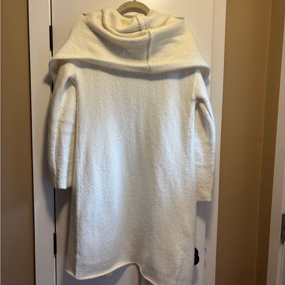 Lovestitch Soft Cream Open-Front Cardigan - Picture 2 of 6